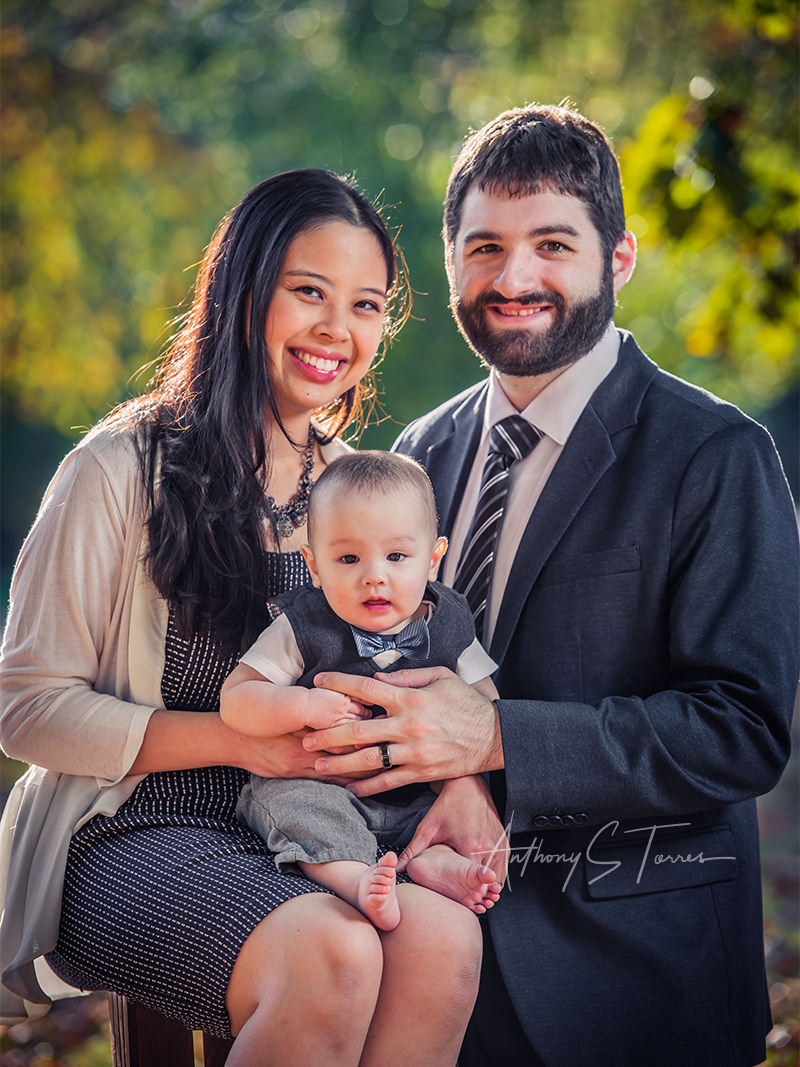 Wilks family portrait session with young children