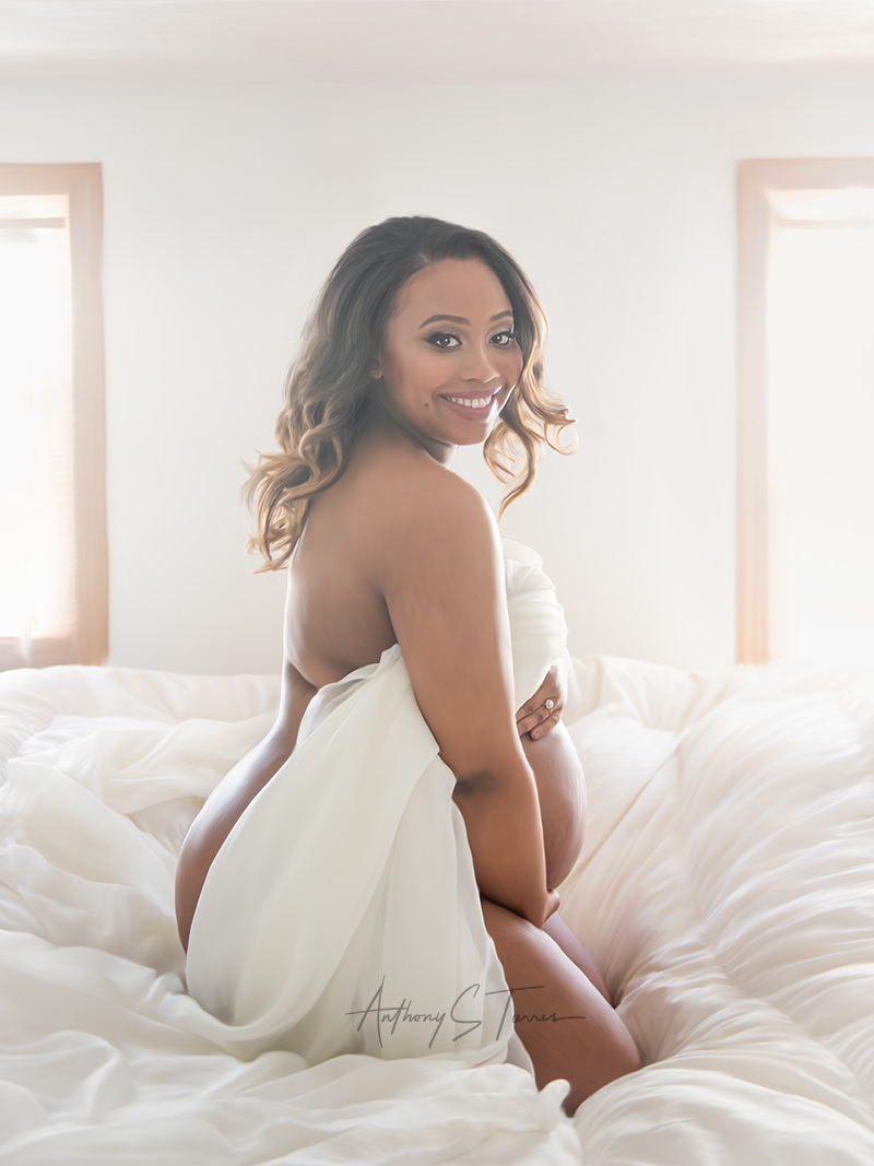 Maternity portrait session, Raleigh NC